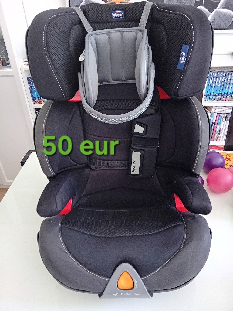 Chaise auto bebe, Enfants & Bébés, Sièges auto, Ceinture de sécurité ou Isofix, Dossier réglable, 15 à 36 kg, Comme neuf