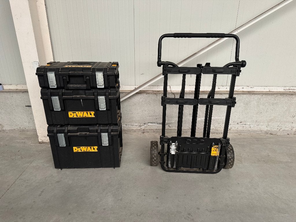 Dewalt ToughSystem - trolley en 3 koffers, Ophalen, Zo goed als nieuw