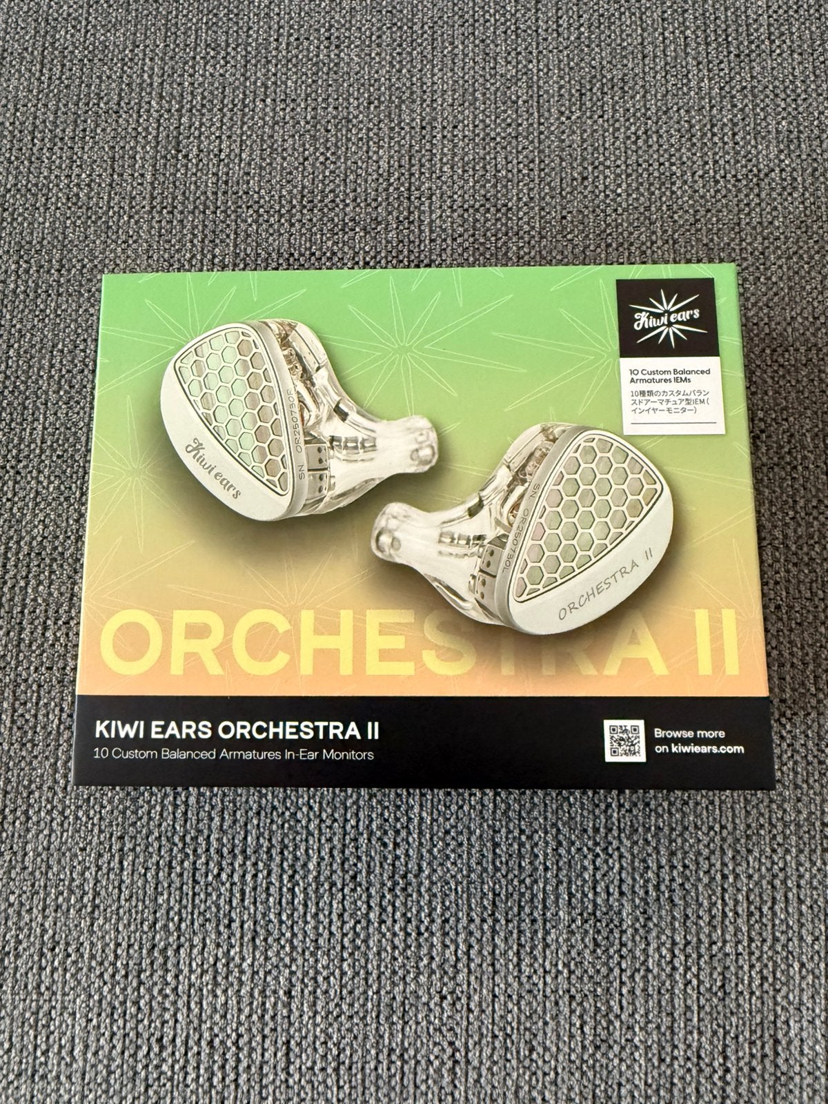 Kiwi Ears Orchestra 2 – 10BA high-end IEM – topstaat, Ophalen of Verzenden