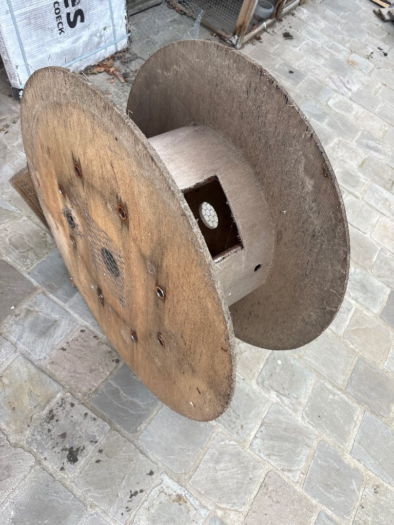 GRATIS Houten haspel 70 cm diameter 26 cm hoog, Ophalen, Gebruikt, Minder dan 25 mm, Overige typen