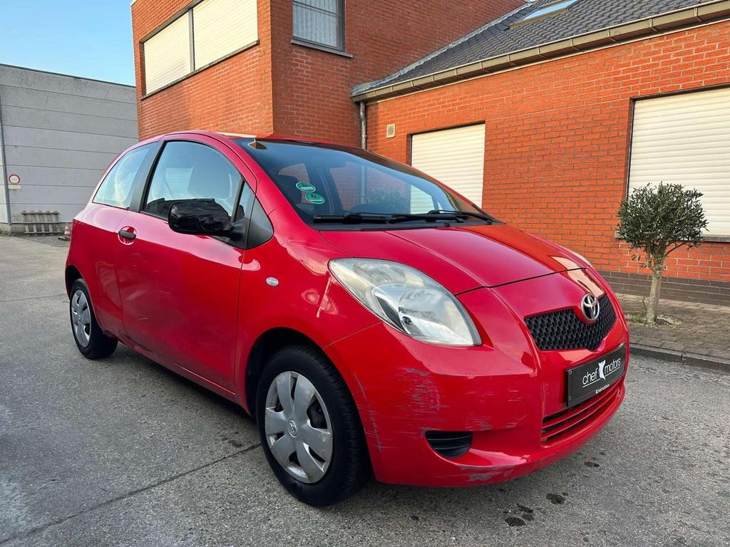 Toyota Yaris 1.0 Benzine|Manuel|Airco|Garantie, Rouge, 998 cm³, Entreprise, Boîte manuelle