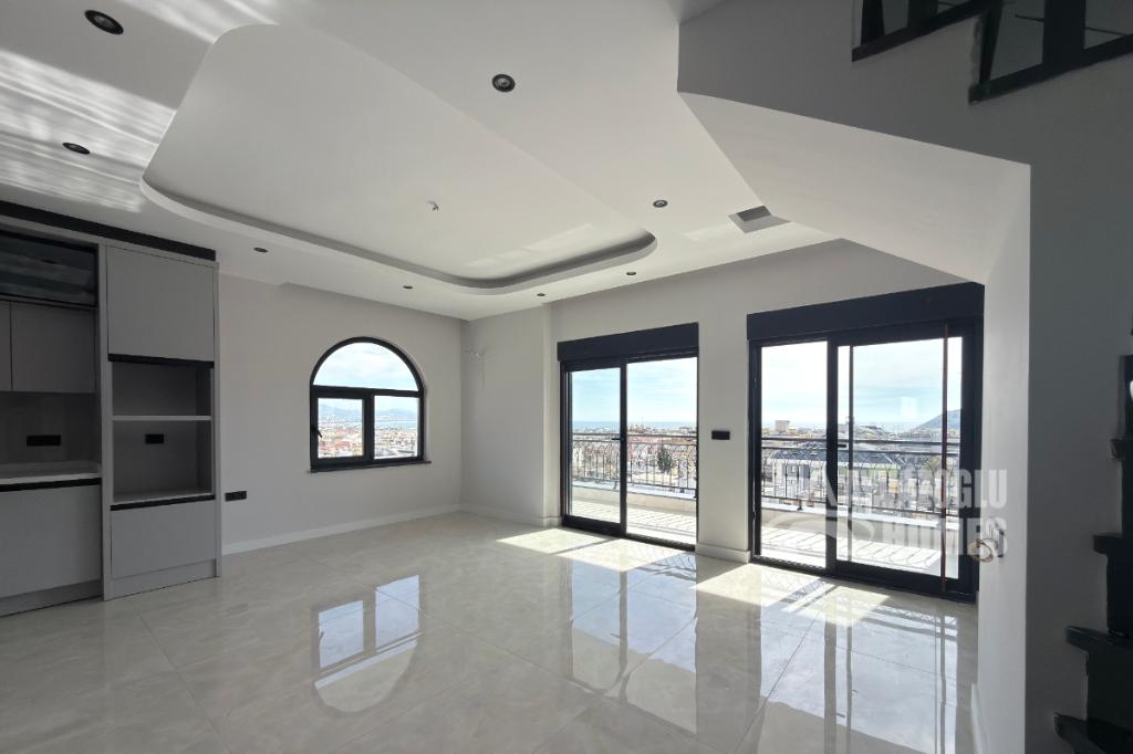 3+1 penthouse in het centrum van Alanya, Immo, Turkije, Stad, Appartement, 4 kamers