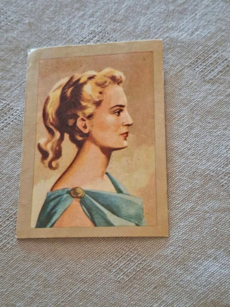 Prentje/Chromo : Helena van Troje / Chocolade Jacques, Verzamelen, Ophalen of Verzenden, Gebruikt, Overige onderwerpen, Prent