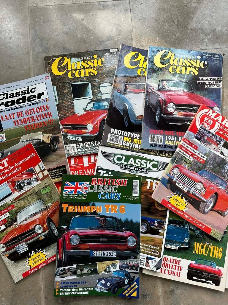 oldtimer tijdschriften Triumph, Auto's, Oldtimers, Particulier, Te koop, Triumph