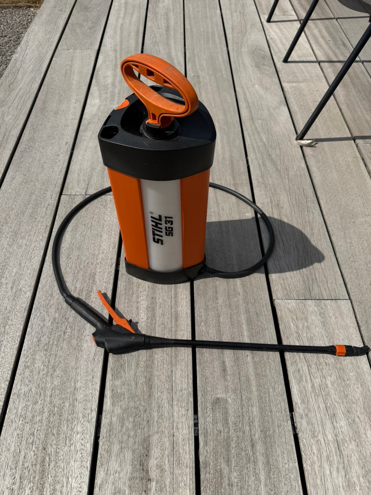 Stihl drukspuit, Caravans en Kamperen, Luchtpompen, Ophalen, Zo goed als nieuw