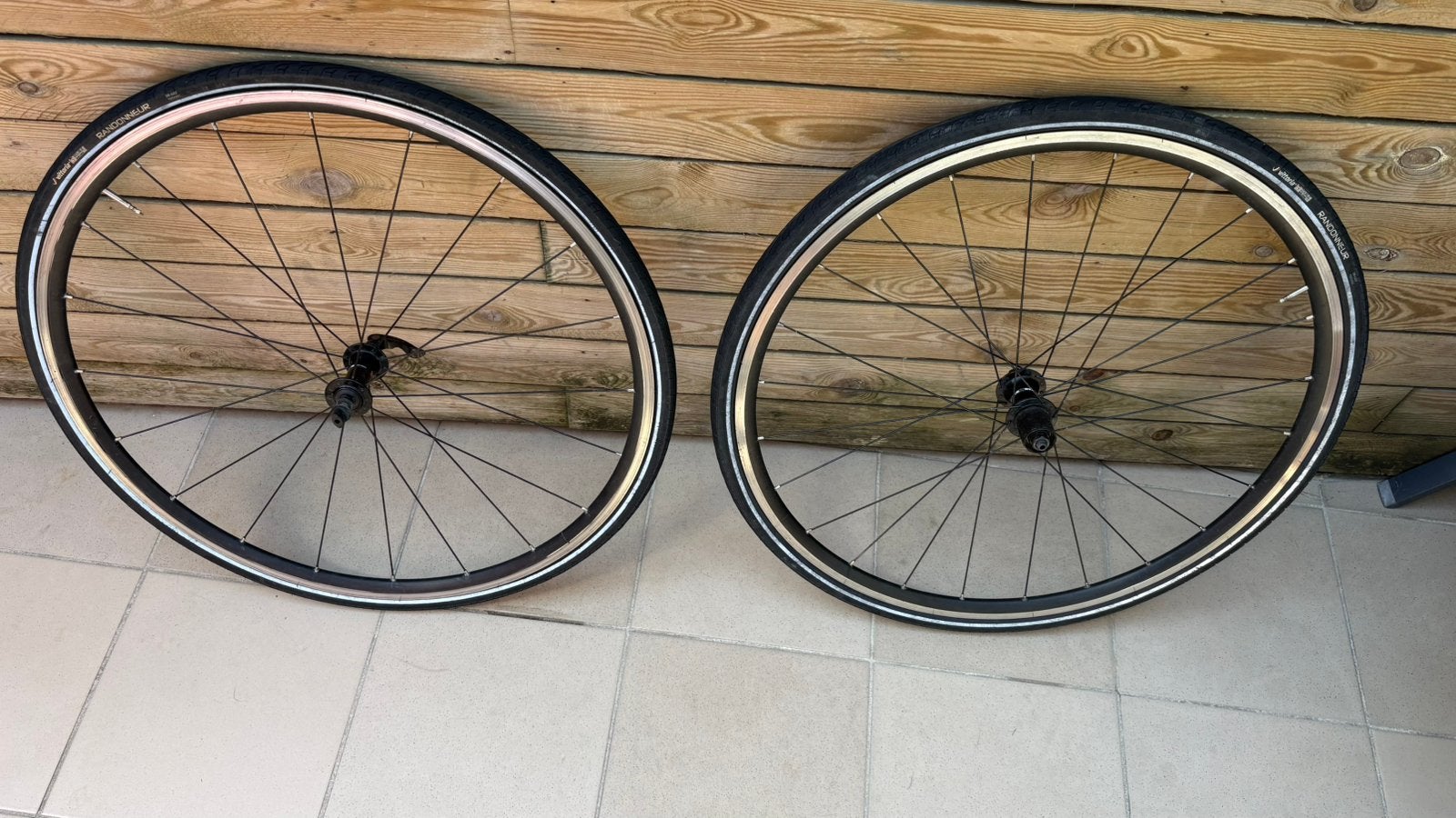Shimano 105 wielen., Fietsen en Brommers, Fietsonderdelen, Gebruikt, Aluminium, Racefiets, Ophalen