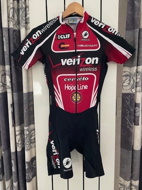 tijdritpak Verizon maat S, Fietsen en Brommers, S, Dames, Ophalen of Verzenden, Zo goed als nieuw
