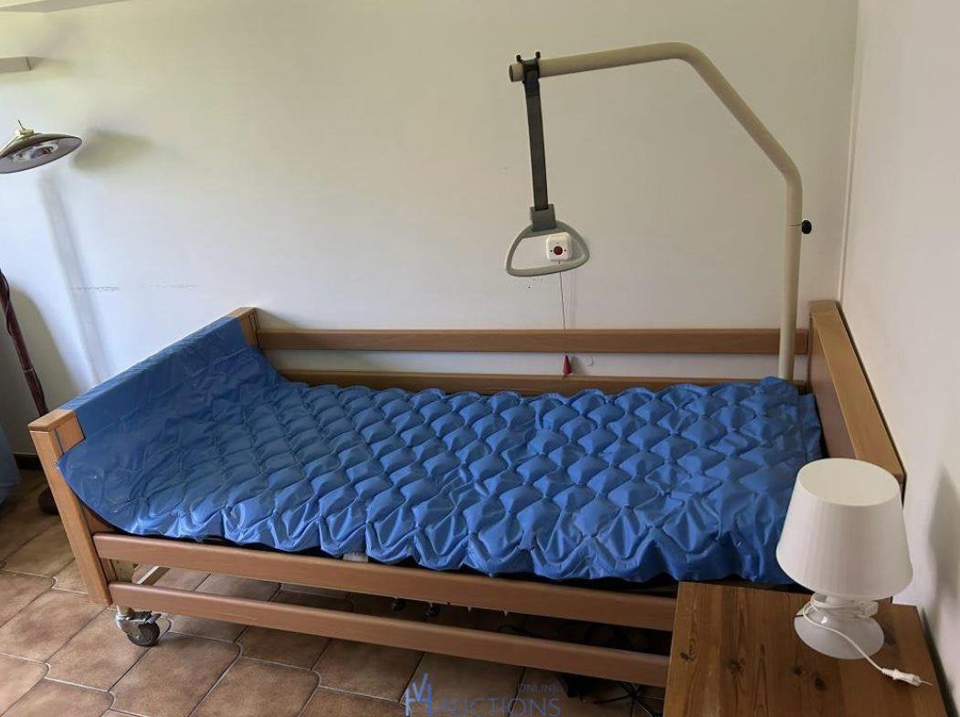 Elektrisch ziekenhuisbed inclusief matras en papegaai, Ophalen, Zo goed als nieuw