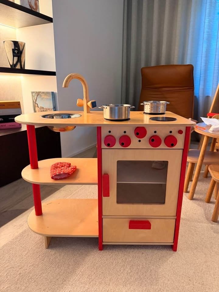 Kinderkeukentje Holz te koop (in hout), Enlèvement, Comme neuf, Bois, Jouer à la cuisine