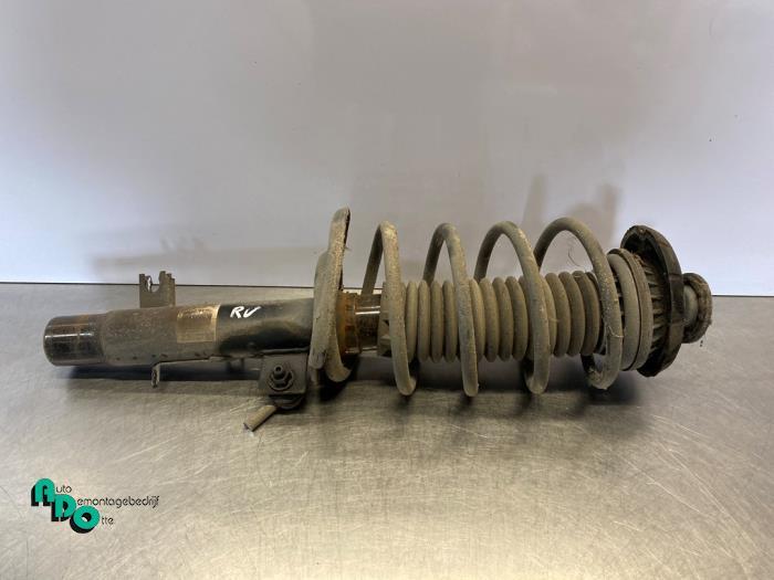 Schokdemperpoot rechts-voor van een Peugeot 208 (208 12-), Gebruikt, -, -, Ophalen of Verzenden