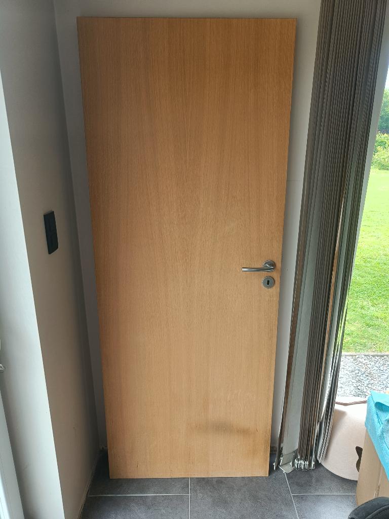 Porte intérieure 210x82,5, Bricolage & Construction, Châssis & Portes coulissantes, Utilisé, Autres types, Bois, 150 à 225 cm