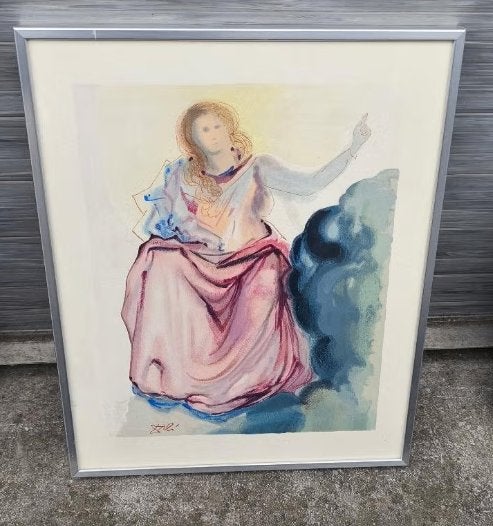 Lithographie signe Salvador Dali, Antiek en Kunst, Kunst | Litho's en Zeefdrukken, Ophalen of Verzenden, Lithografie