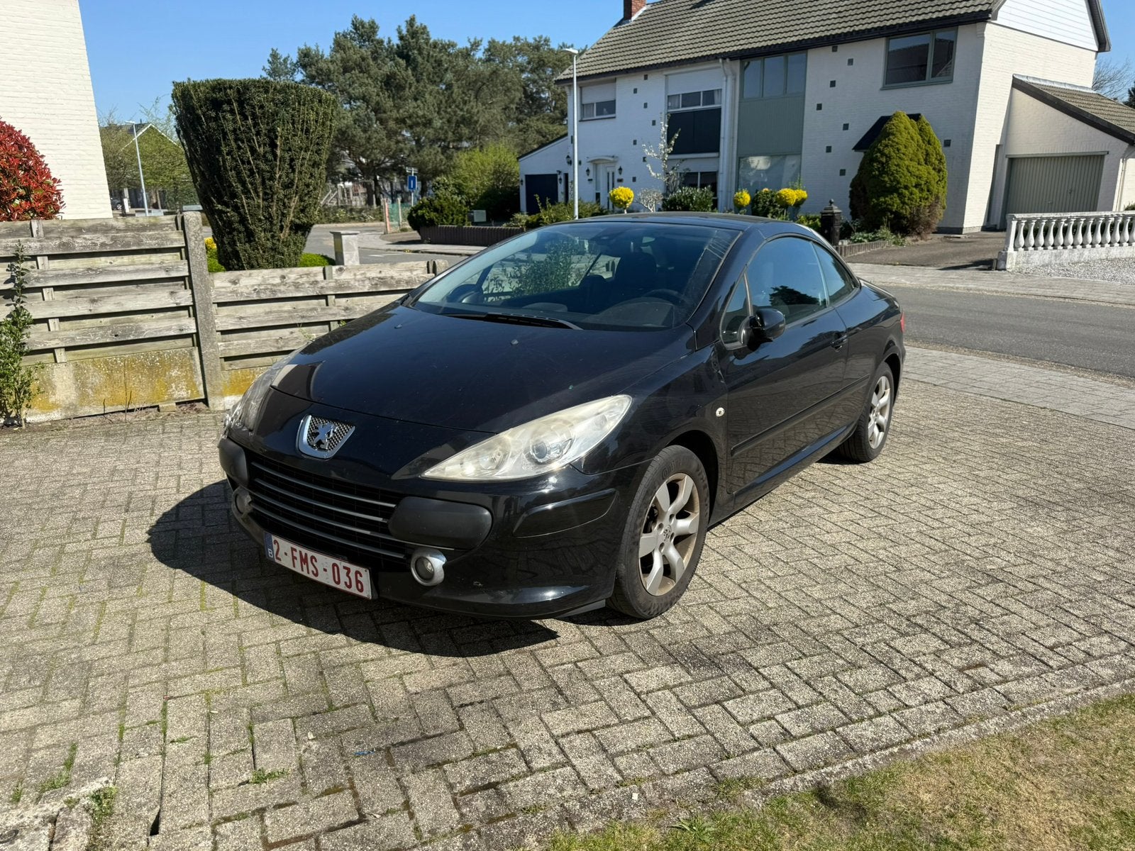 Peugeot 307CC Voor Export, Auto's, Peugeot, Zwart, Cabriolet, Zwart, Leder