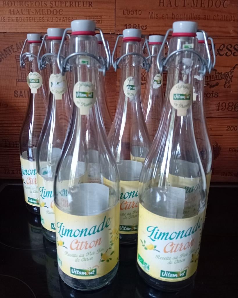 Lot bouteilles vides 75cl, Enlèvement