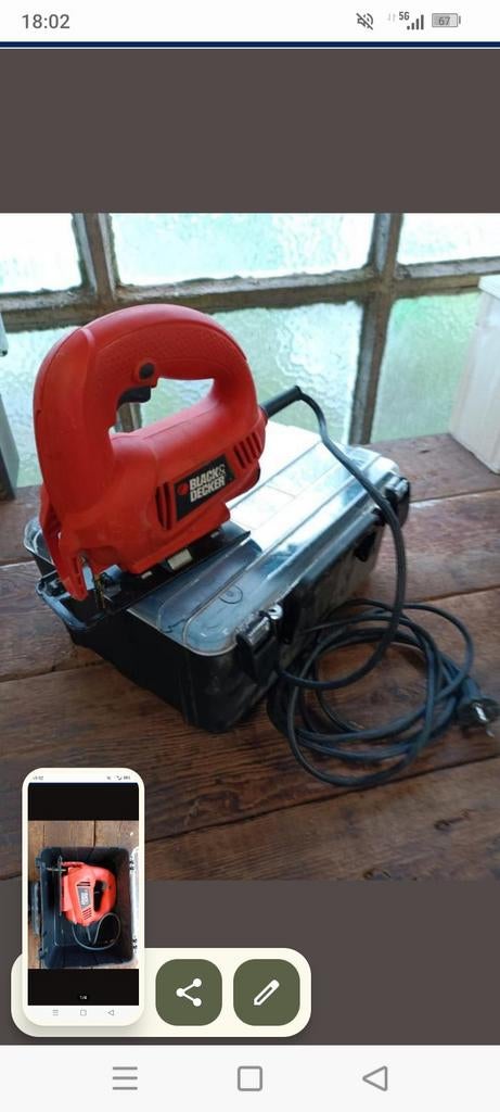 Wipzaag Black en Decker, Doe-het-zelf en Bouw, Ophalen