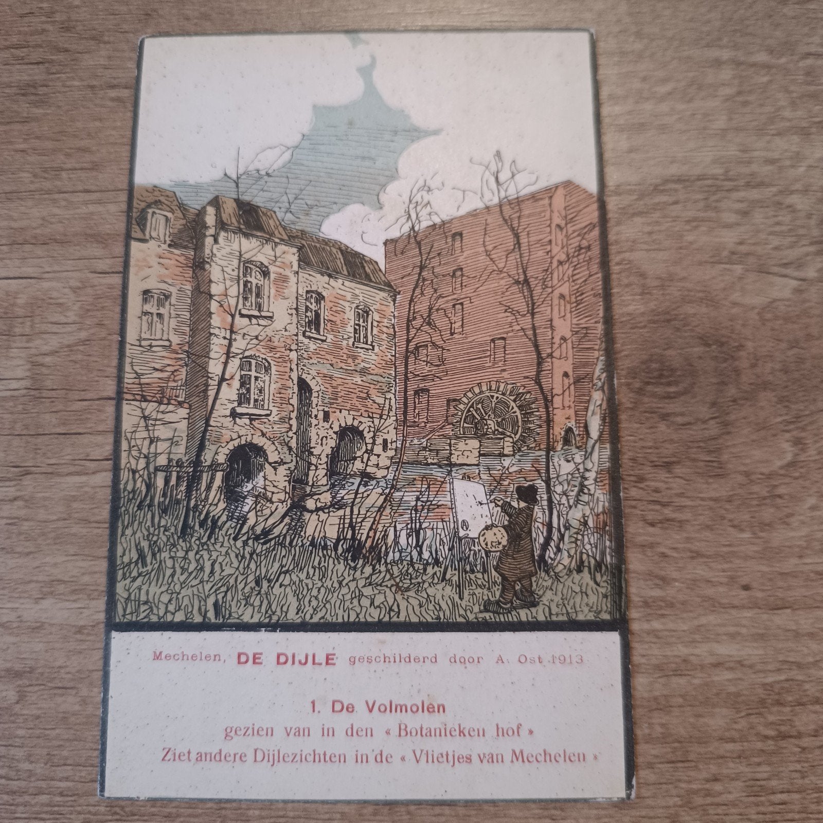 A Ost Alfred DE DIJLE Nr 1 Volmolen, Ophalen of Verzenden