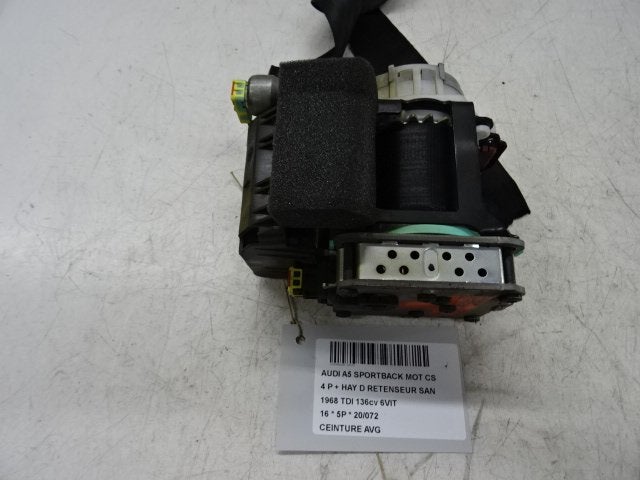 CEINTURE DE SECURITE AVANT GAUCHE Audi A5 Sportback (8TA), Autos : Pièces & Accessoires, Habitacle & Garnissage, Audi, Utilisé