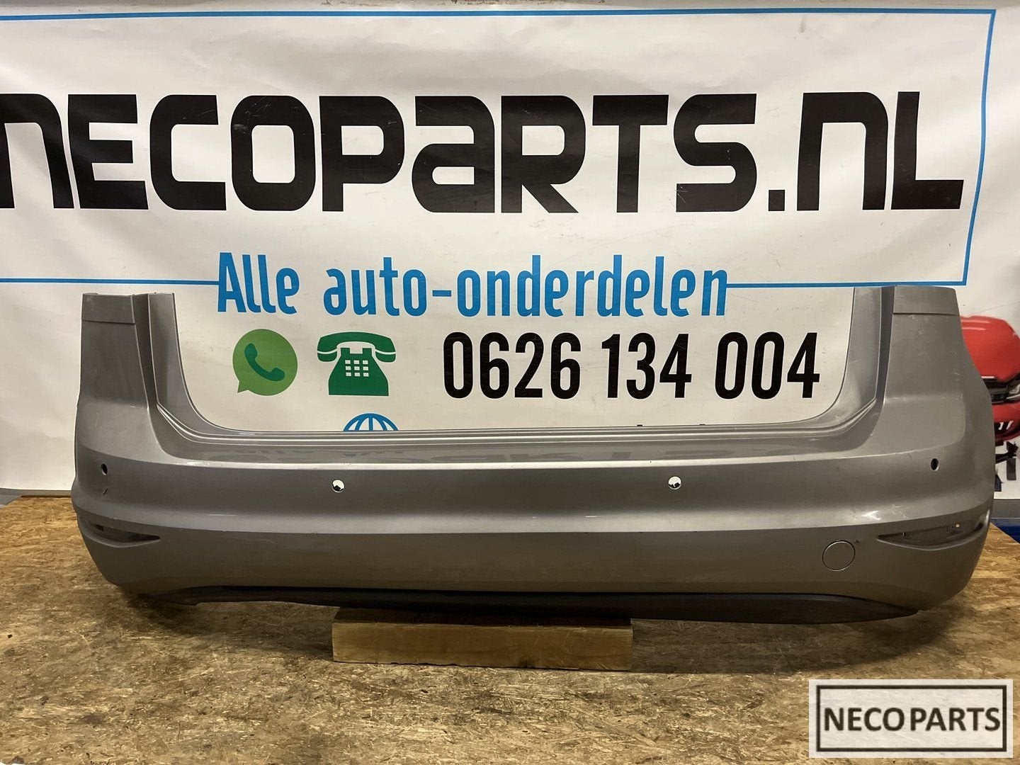 VOLKSWAGEN GOLF SPORTSVAN ACHTERBUMPER BUMPER ORIGINEEL, Gebruikt, -, Volkswagen, -