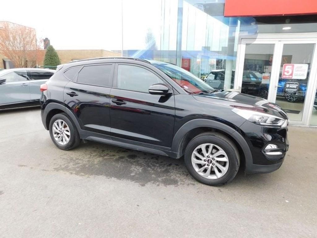 Hyundai Tucson 1.6 GDi ISG Style 2WD, Zwart, Bedrijf, 5 deurs, 97 kW