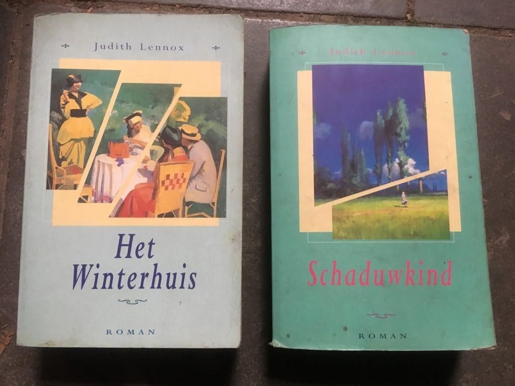 2 boeken Judith Lennox 'schaduwkind' en 'het winterhuis', Boeken, Ophalen of Verzenden