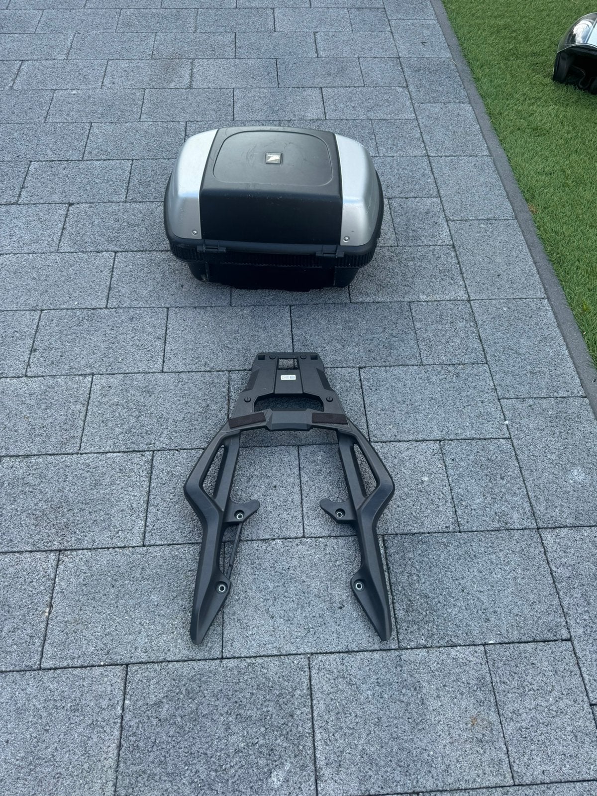 Honda nc750x kofferrek en koffer, Motos, Accessoires | Valises & Sacs, Enlèvement, Utilisé