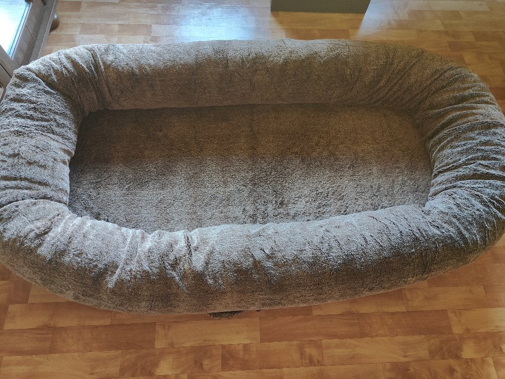 XXL (honden)nest voor mensen, 90 cm, Tissu, Beige, Enlèvement