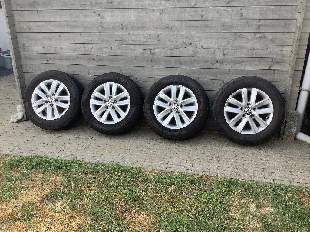 Banden + Velgen Volkswagen Caddy, Auto-onderdelen, Banden en Velgen, Ophalen, Gebruikt, 15 inch, Banden en Velgen
