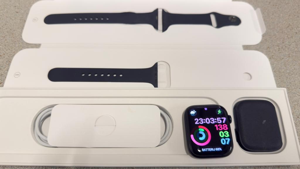 Apple Watch series 7 45mm, Ophalen, Gebruikt, Hoogte, Blauw