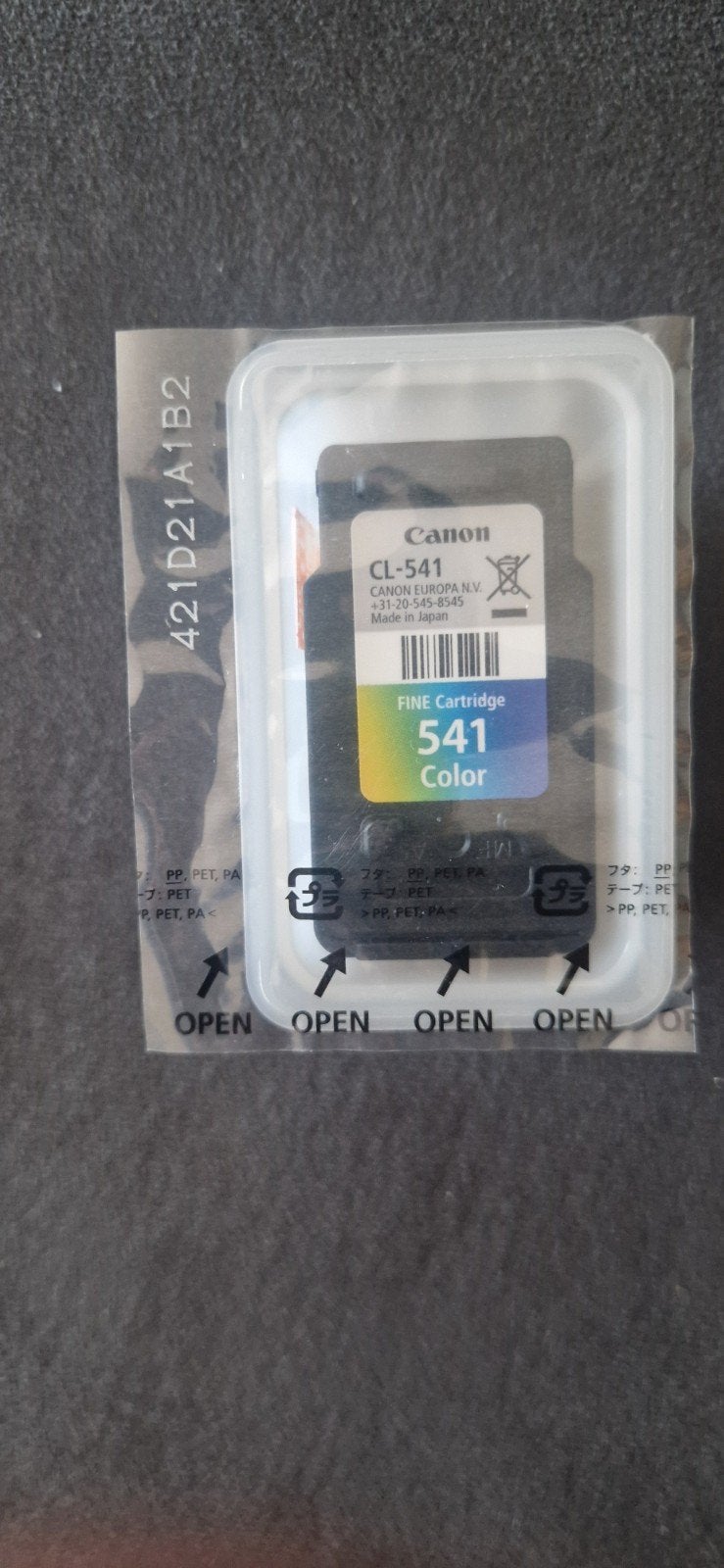 Originele Canon CL-541 Color cartridge, Ophalen, Nieuw