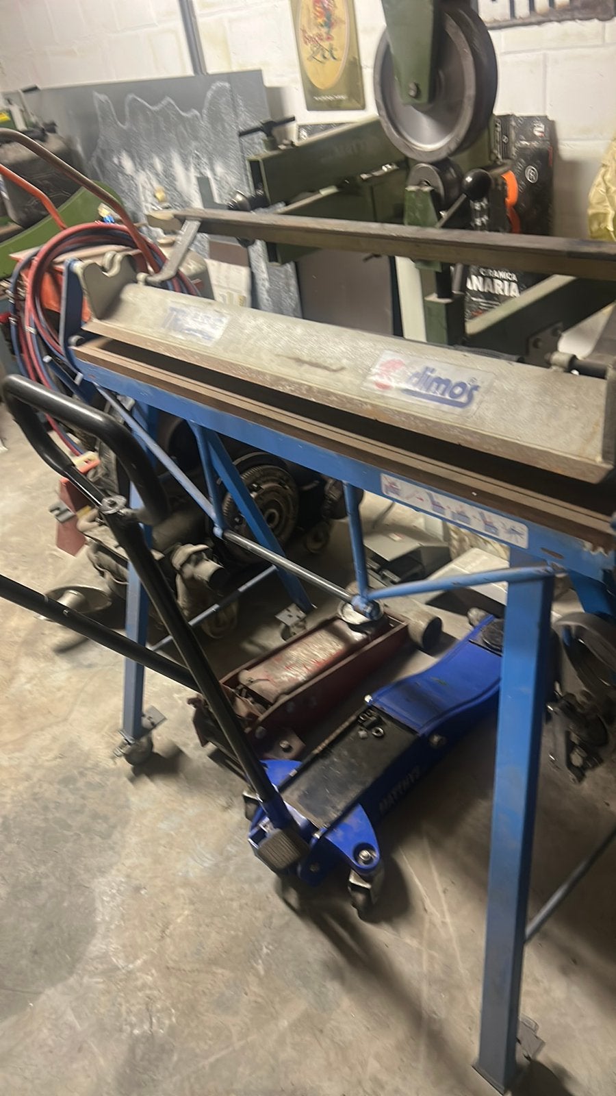 Plooibank ,platensnijder, Ophalen, Gebruikt, 70 tot 120 cm