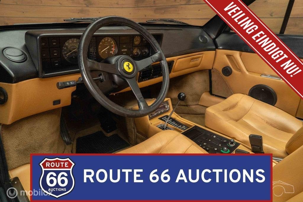 Ferrari Mondial Cabriolet | 1985 | Route 66 Auctions, Autos, Oldtimers & Ancêtres, Achat, Entreprise, Boîte manuelle, Autre carrosserie