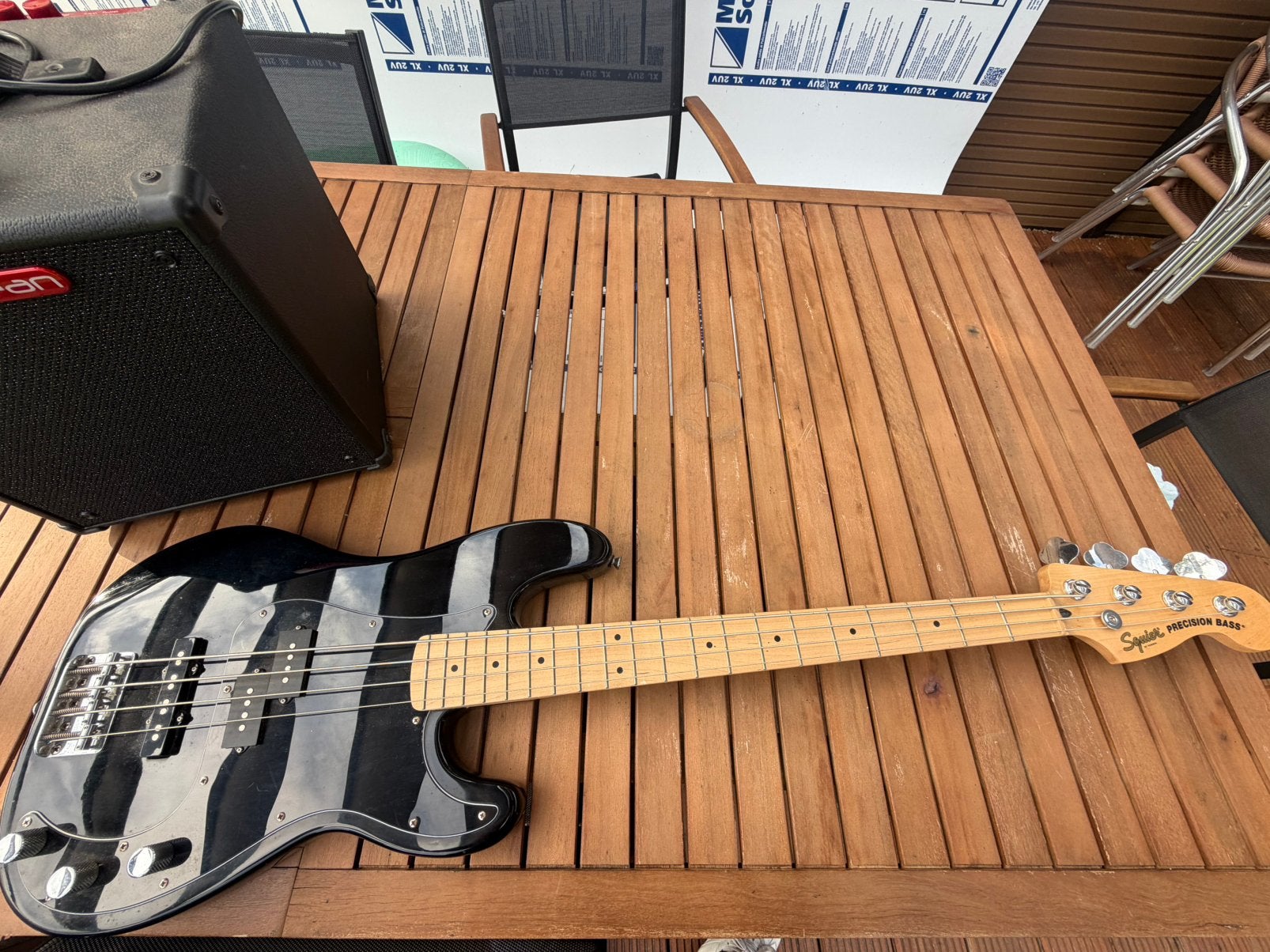 Basgitaar en versterker set., Muziek en Instrumenten, Ophalen, Zo goed als nieuw, Basgitaar