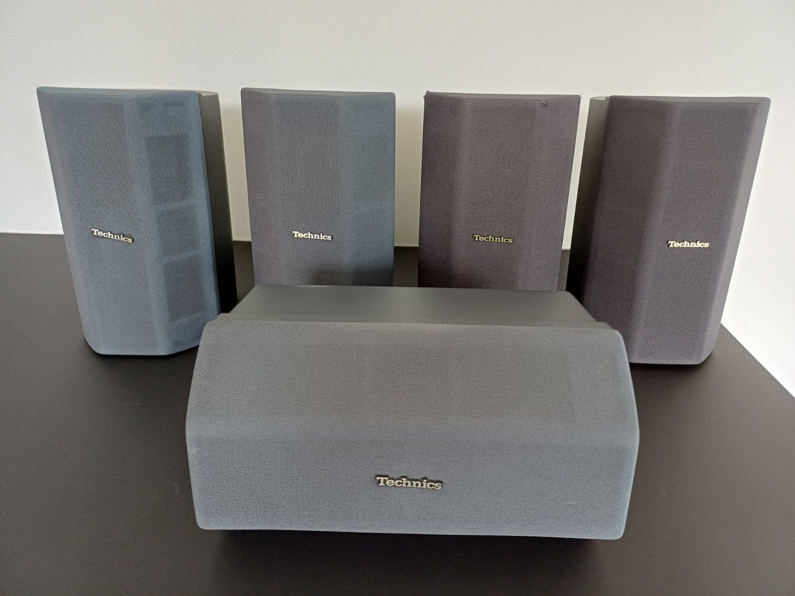 Set van 5 Technics speakers SB-AFC140, Ophalen, Gebruikt, 70 watt of meer, Overige merken