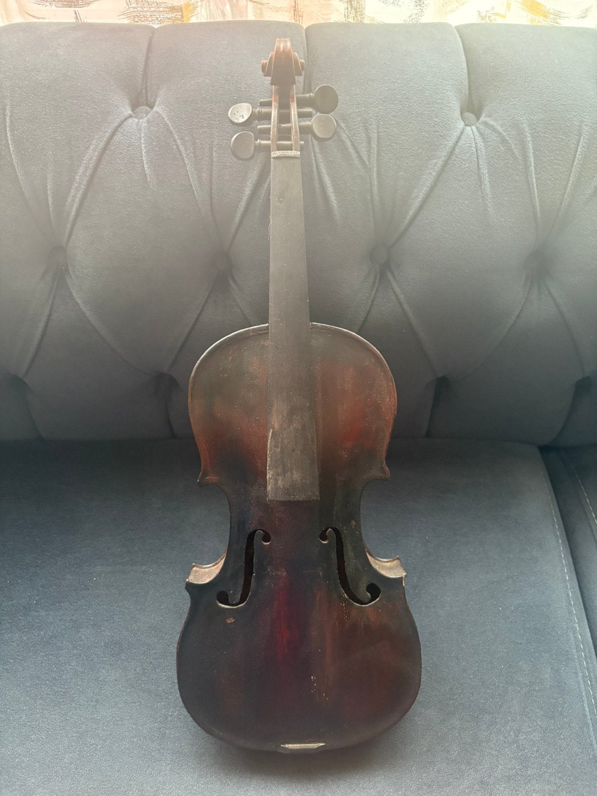 Oude viol, Muziek en Instrumenten, Ophalen, Zo goed als nieuw, 4/4-viool, Viool