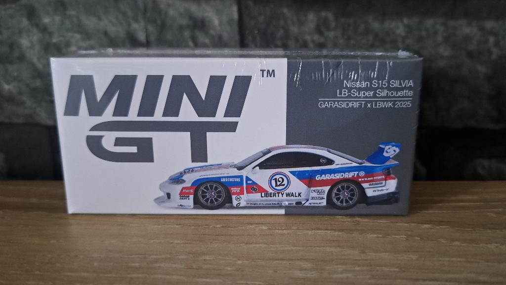 Nissan LB-Super Silhouette S15 SILVIA (BOITE) MINI GT, Neuf, Enlèvement ou Envoi, Voiture, MINI GT