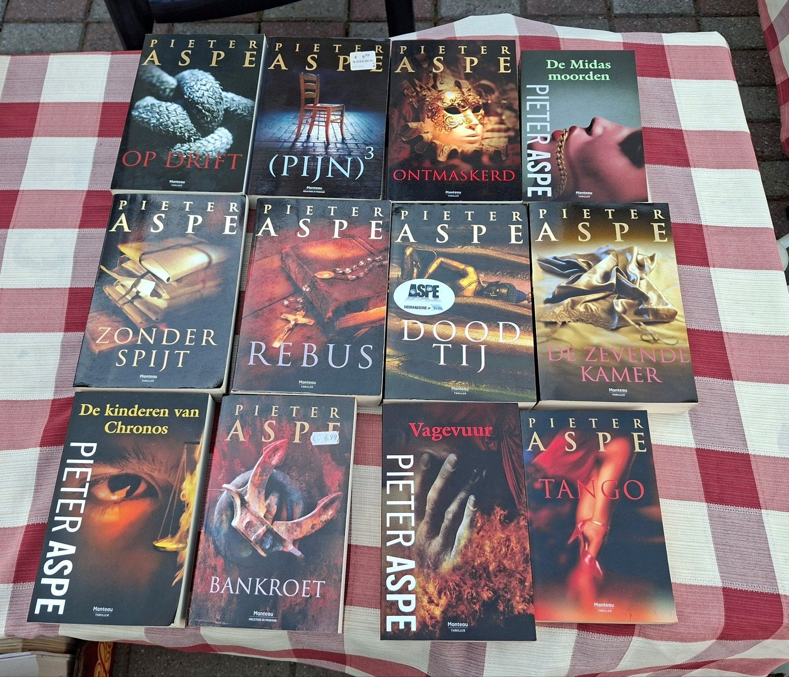 Lot Pieter Aspe boeken, Livres, Enlèvement, Utilisé, Pieter Aspe