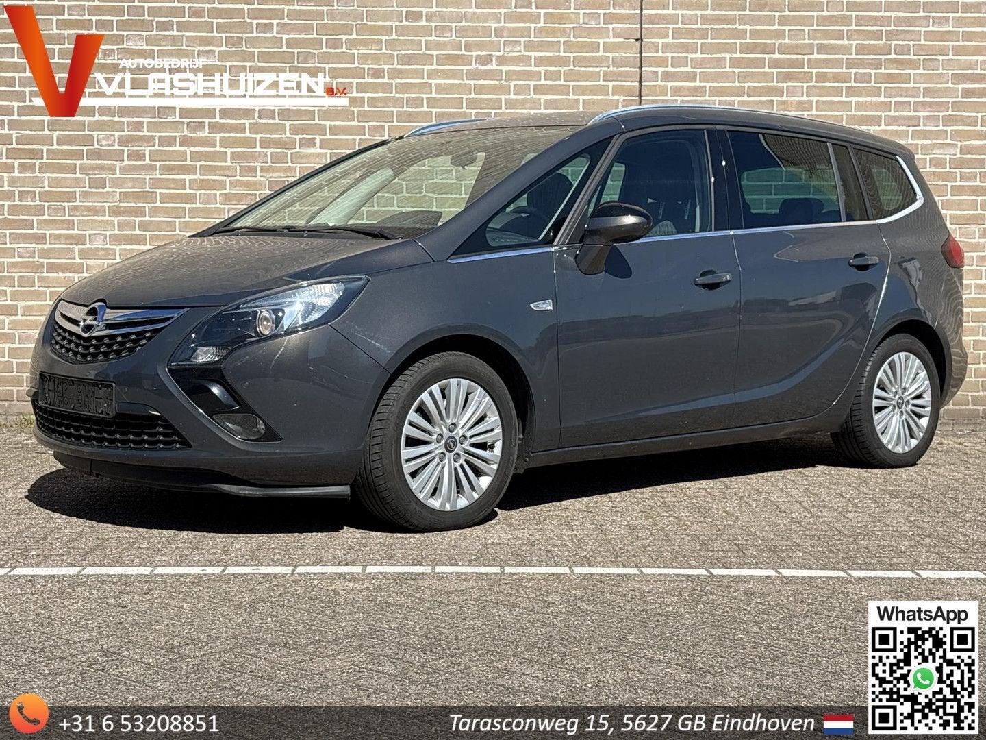 Opel Zafira Tourer 1.4 Design Edition 7 Persoons | LPG | Cru, Autos, Argent ou Gris, 139 g/km, Entreprise, Boîte manuelle