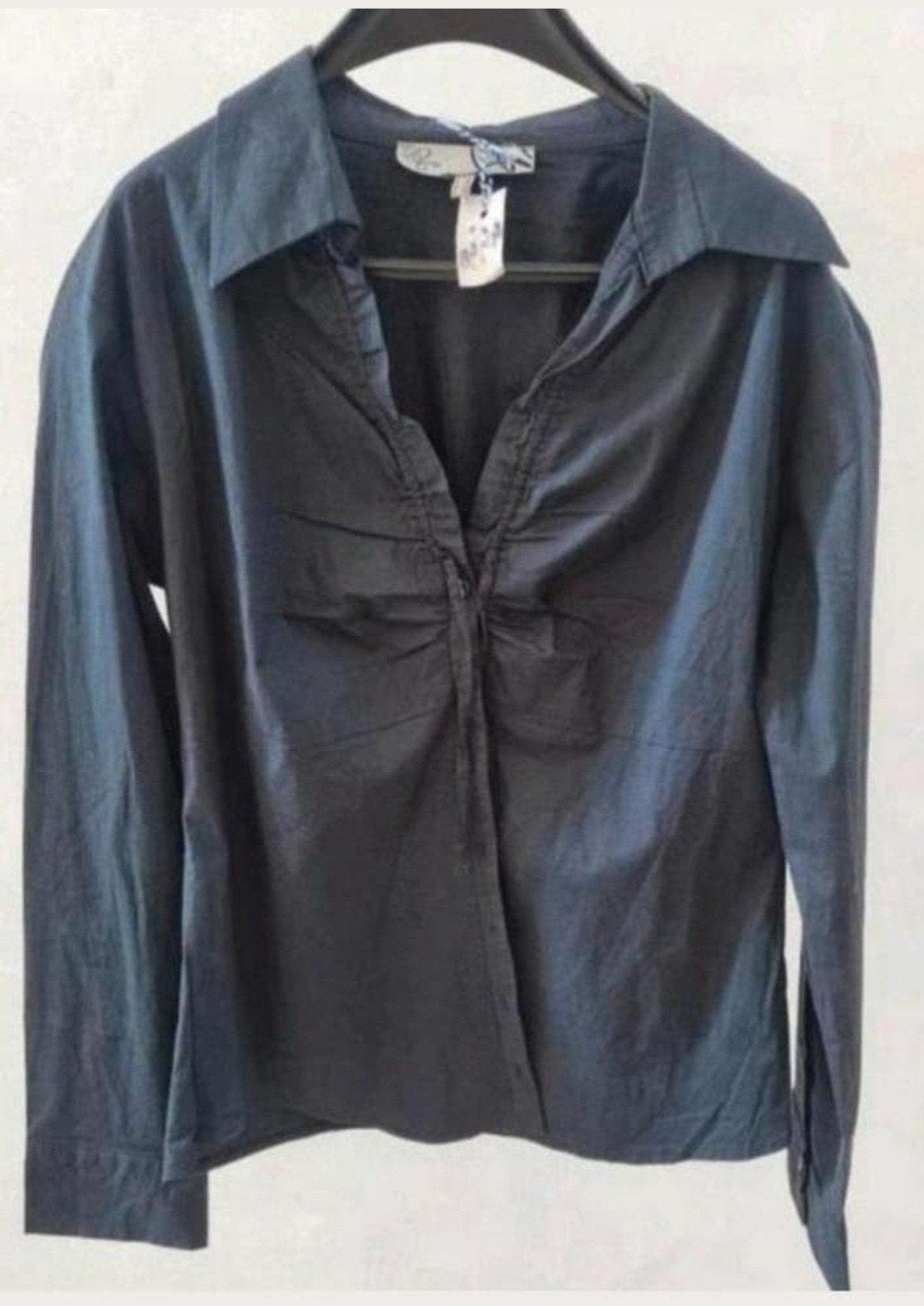D.AVRAY Zwarte Blouse Maat 46/48 - In Nieuwstaat, Kleding | Dames, D.AVRAY, Zwart, Maat 46/48 (XL) of groter, Ophalen of Verzenden