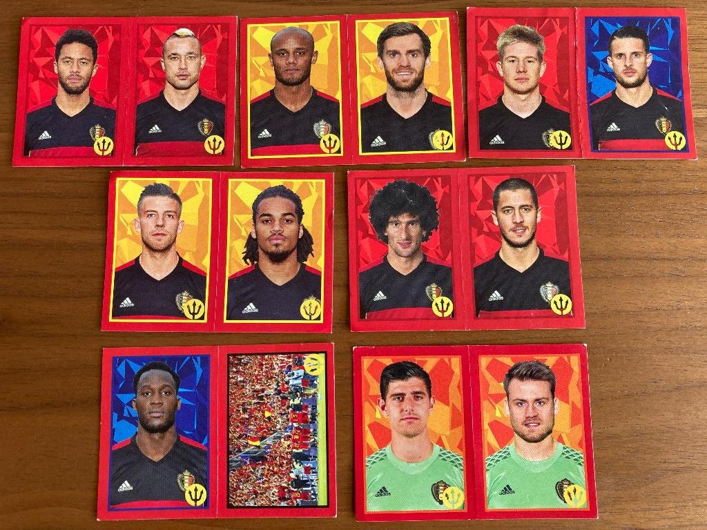Panini stickers Belgian Red Devils Carrefour, Enlèvement ou Envoi, Neuf, Sport