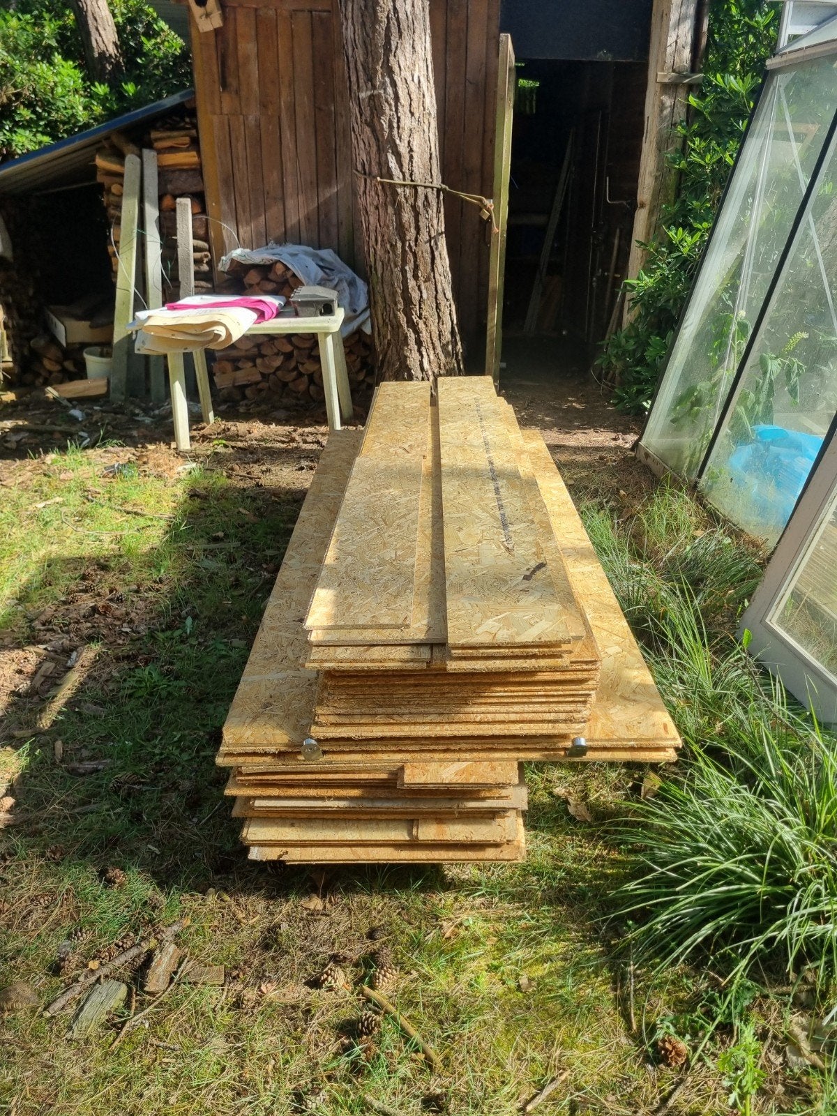 Osb platen, Enlèvement