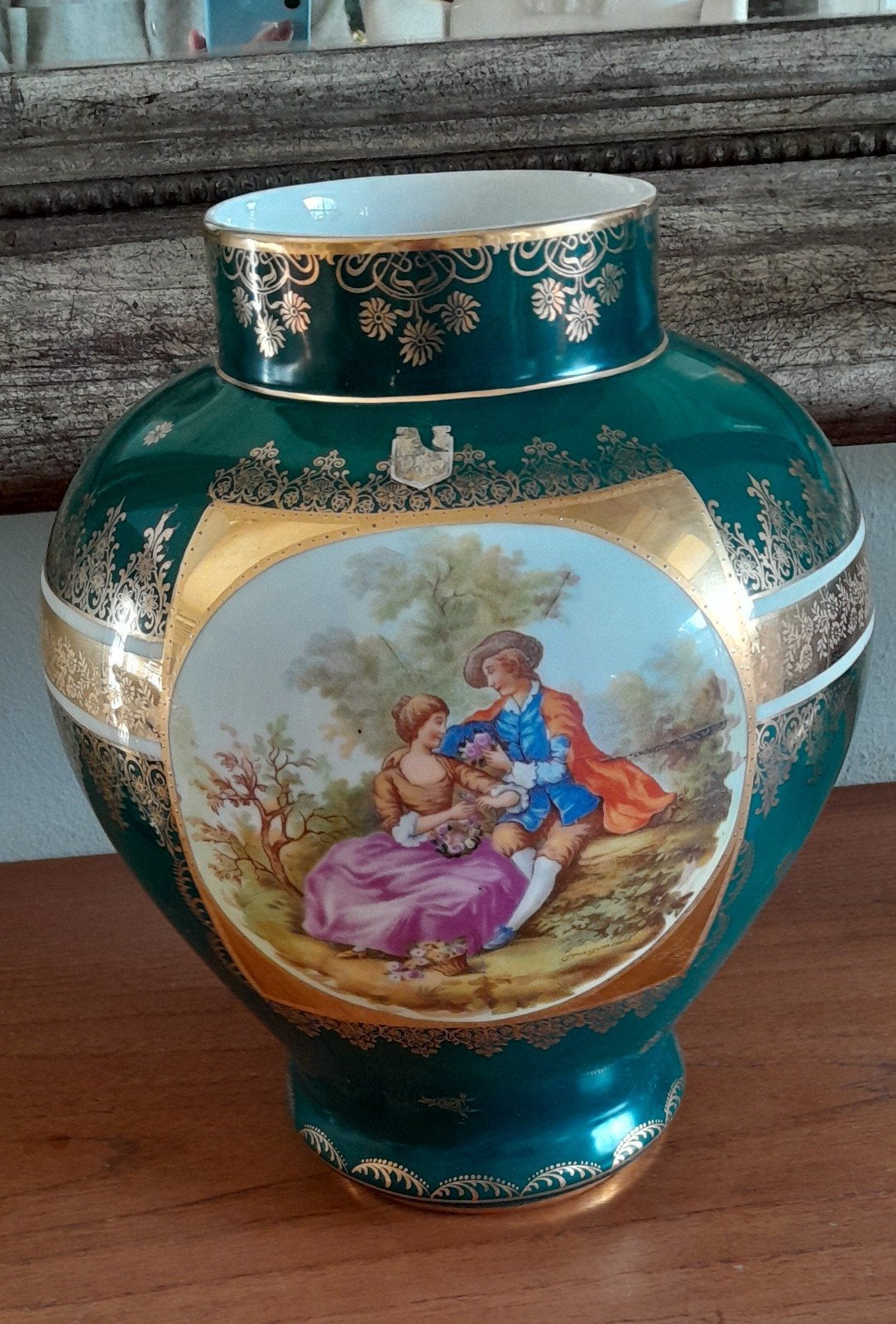Prachtige vaas DW Karlsbader., Antiek en Kunst, Ophalen of Verzenden