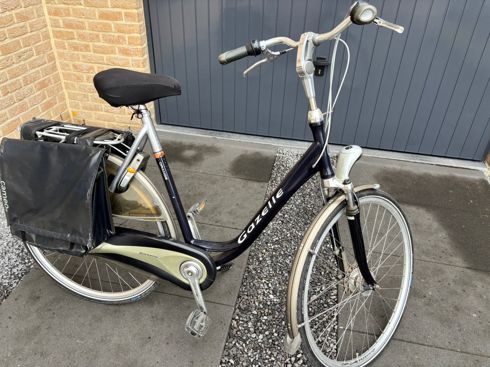 Gazelle orange damesfiets frame61cm, Fietsen en Brommers, Ophalen, Zo goed als nieuw, Gazelle, Versnellingen