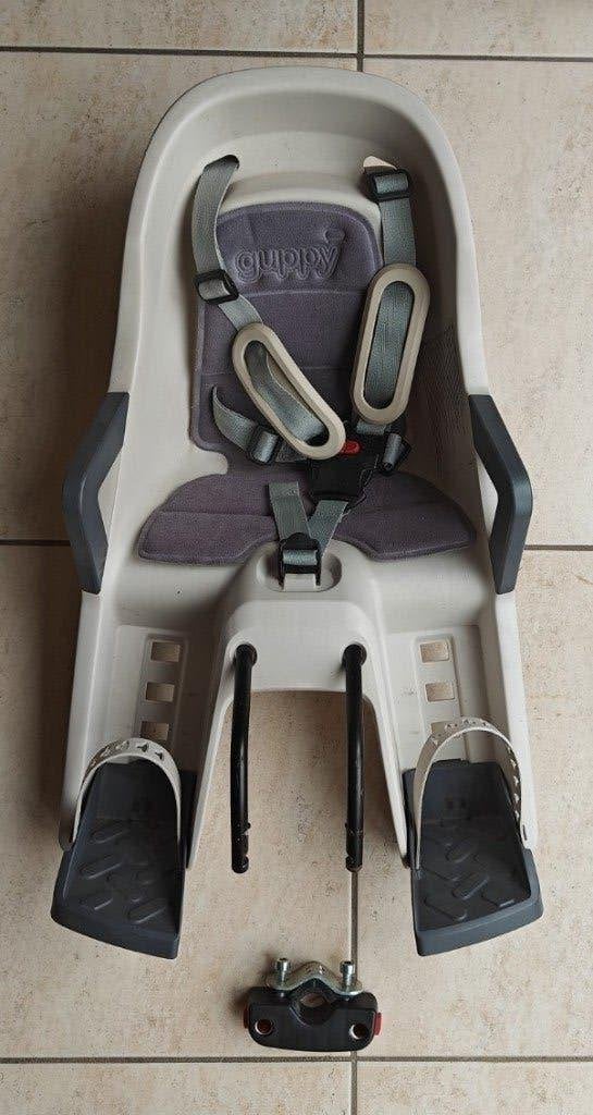 Babyfietszitje beige bagagerekhouder, Achterzitje, Polisport, Ophalen, 0 t/m 10 kg