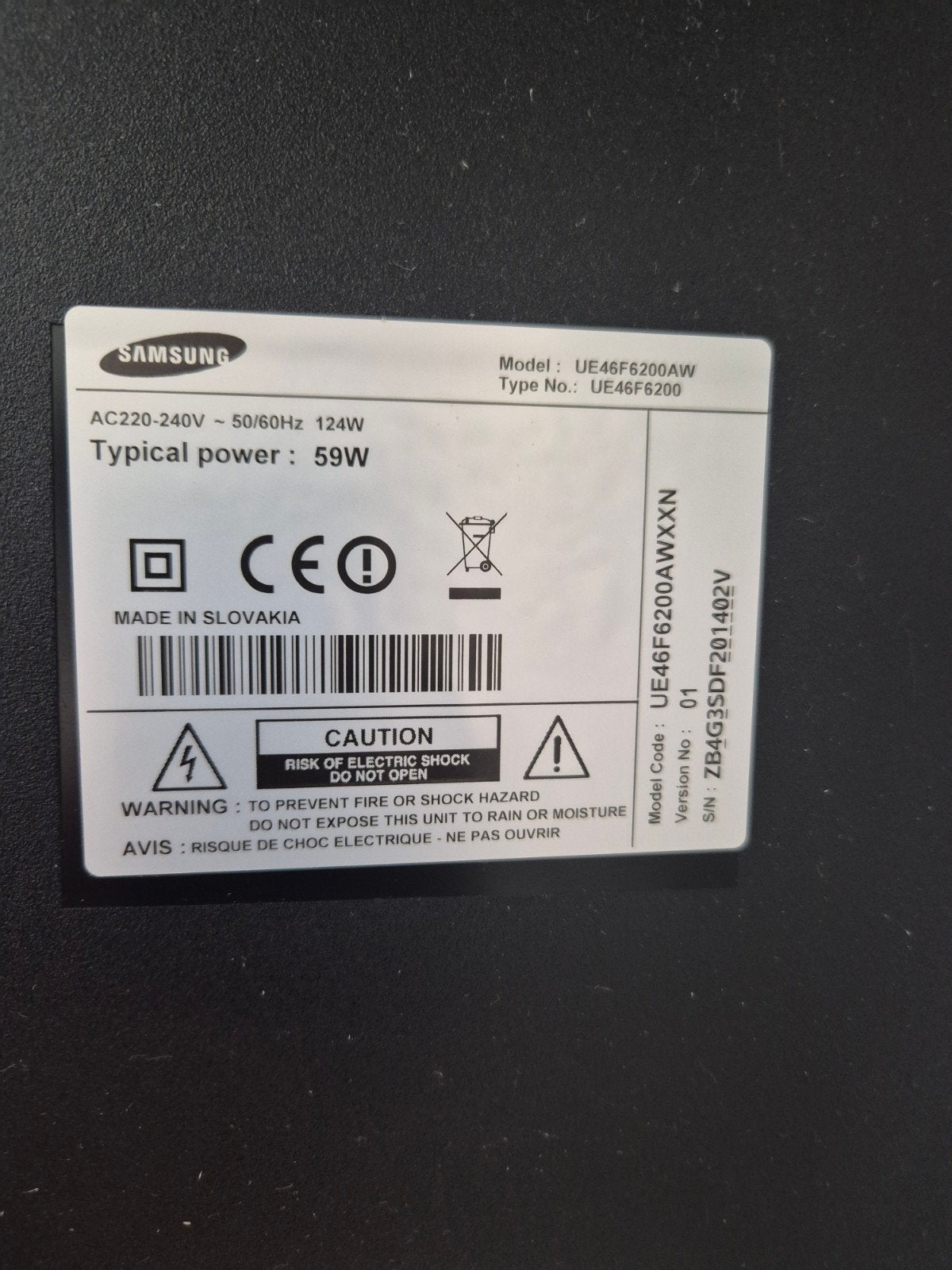 television samsung +sound bare, TV, Hi-fi & Vidéo, 50 Hz, 60 à 80 cm, Comme neuf, Enlèvement