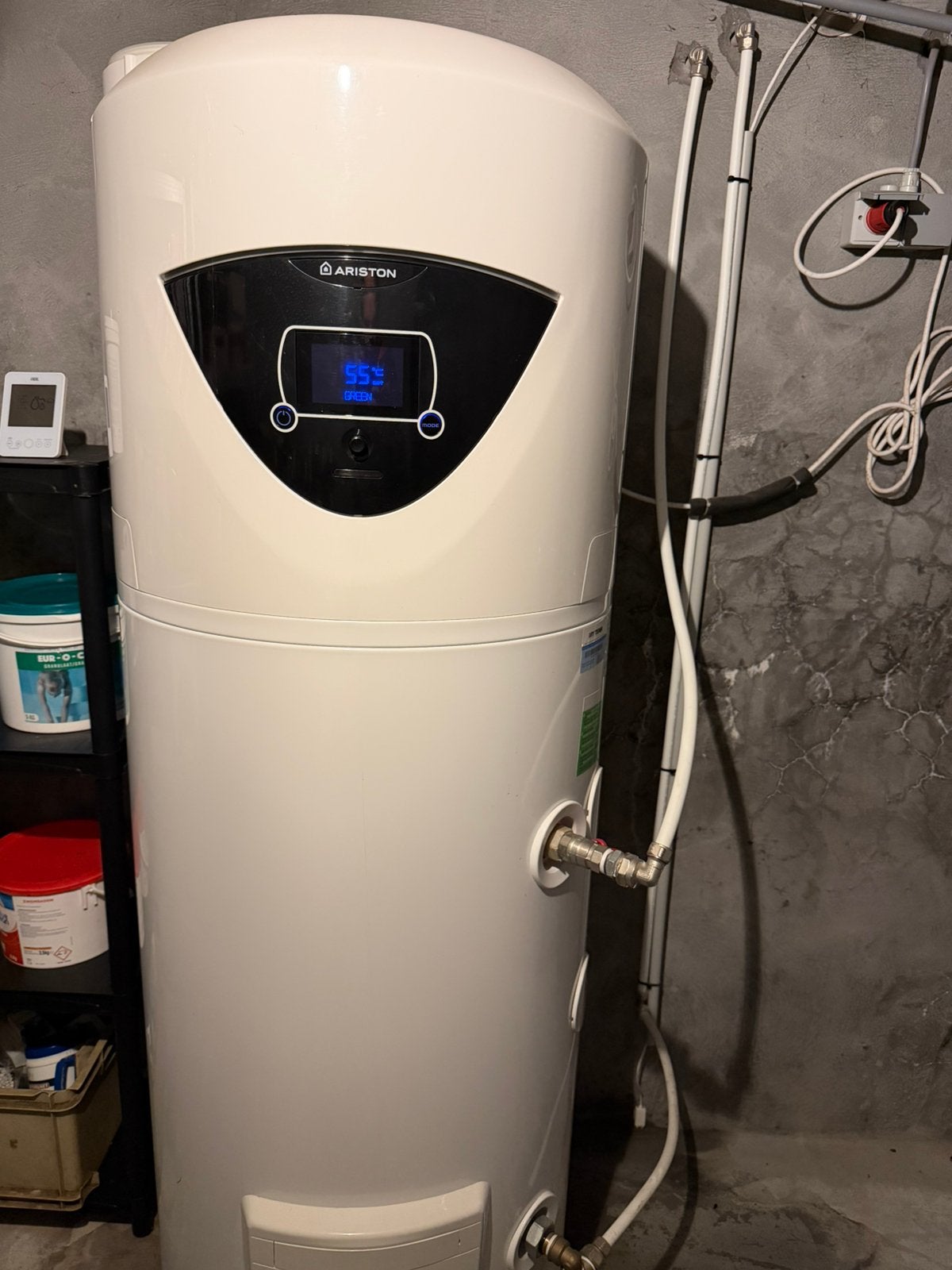 Warmtepompboiler ariston 200 liter, Ophalen, Gebruikt, 100 liter of meer, Boiler