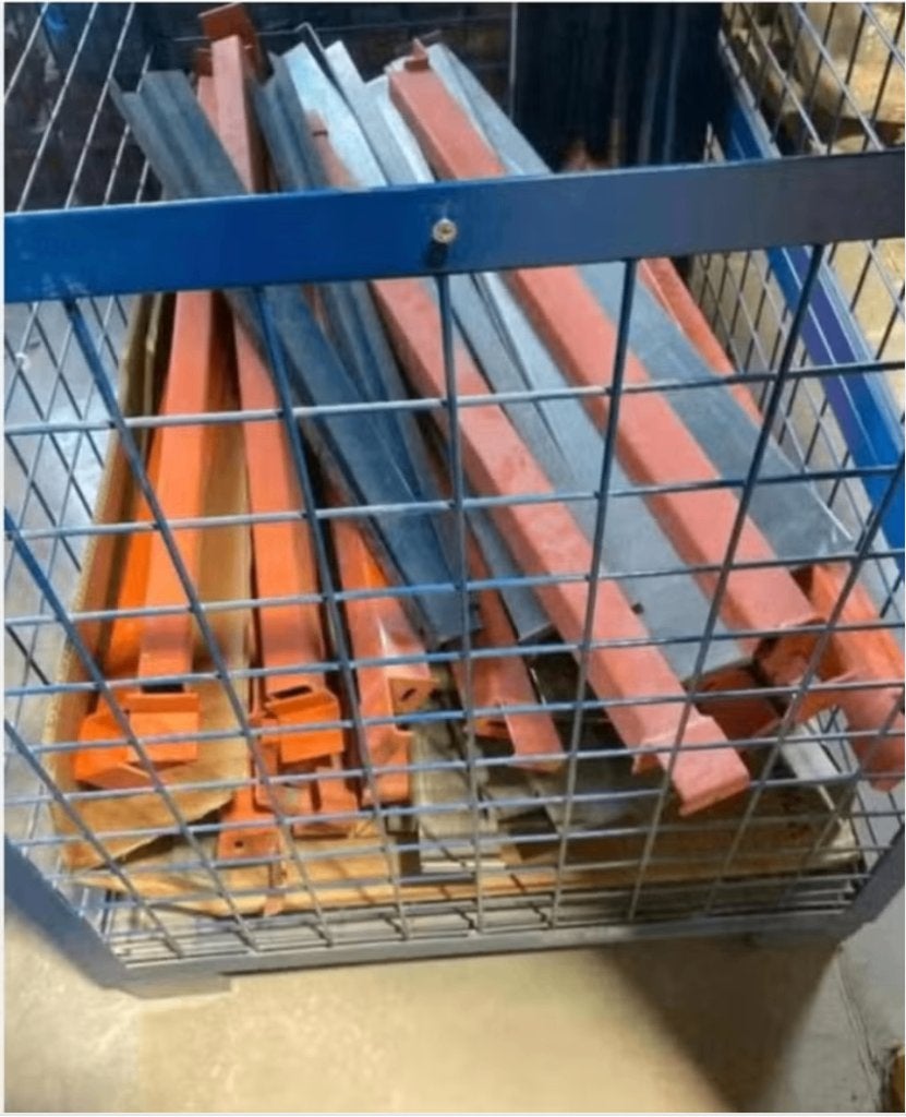 palletrek verstevigings ligger magazijnrekken, Ophalen