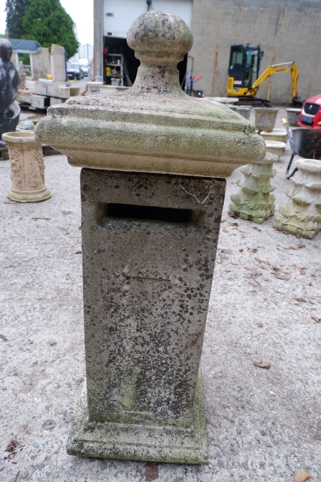 Boîte aux lettres en béton, Enlèvement