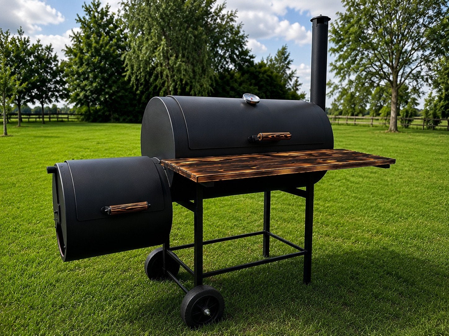 Custom handgebouwde Friesstyle offset smoker van 5 mm dik st, Ophalen of Verzenden