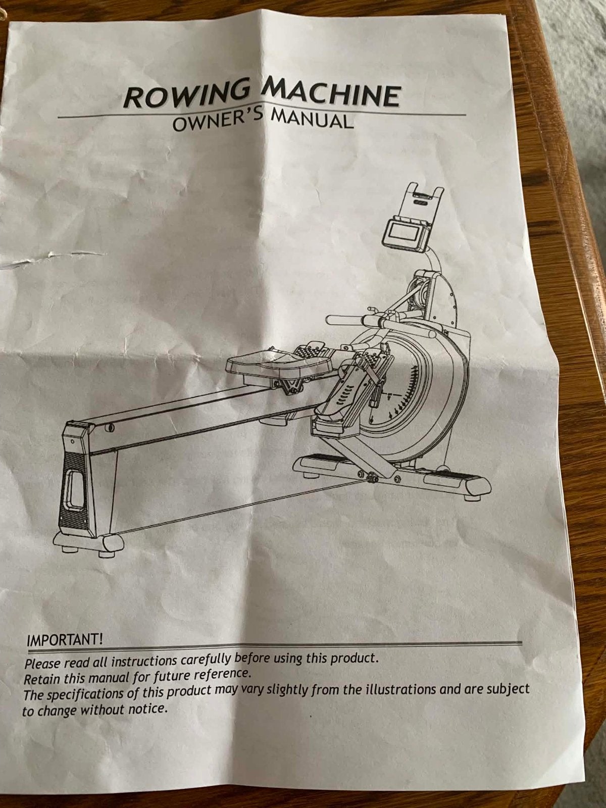 Roei machine, Ophalen, Benen, Roeitrainer, Nieuw