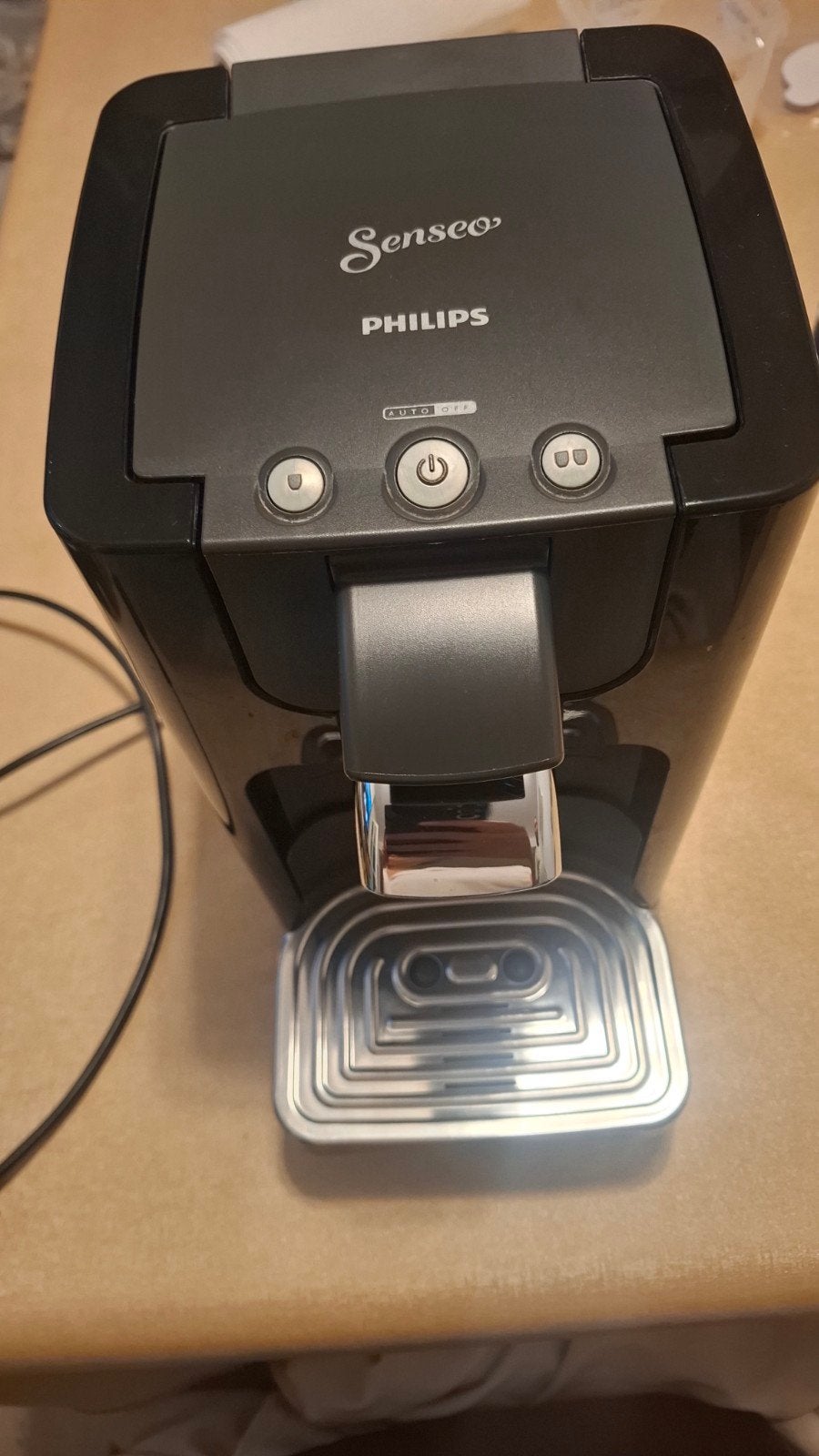 Senseo Philips, Réservoir d'eau amovible, Dosettes et capsules de café, Comme neuf, 4 à 10 tasses